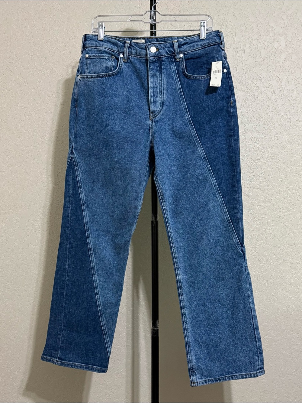 Pilcro Anthropologie Vintage High Rise Straight Leg Jeans Size 31 NWT - Picture 6 of 15